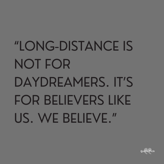 Quote long distance love