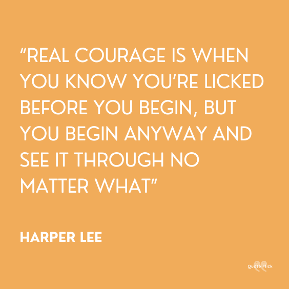 Quote of courage