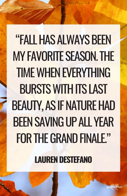 Quote on autumn