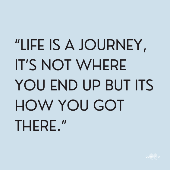 quote on life journey