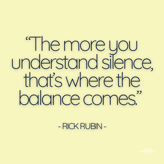 Quote on silence