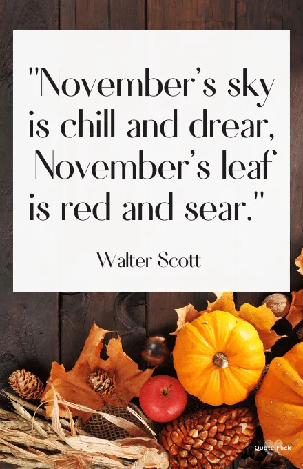 Quotes about November