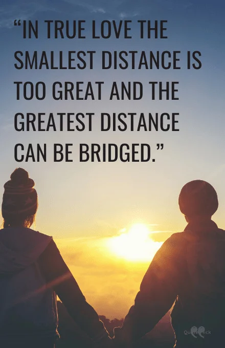 Quotes about distance lovers