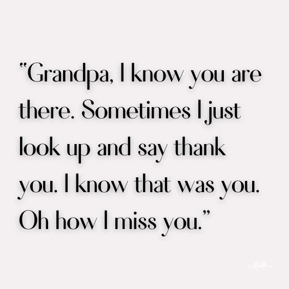 Quotes about missing grandpa