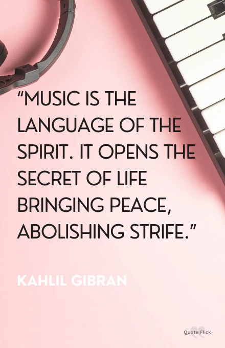 Quotes about music