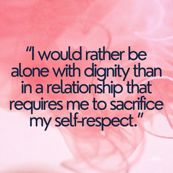 quotes about self respect