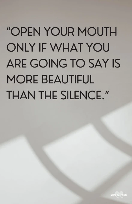 Quotes about silence