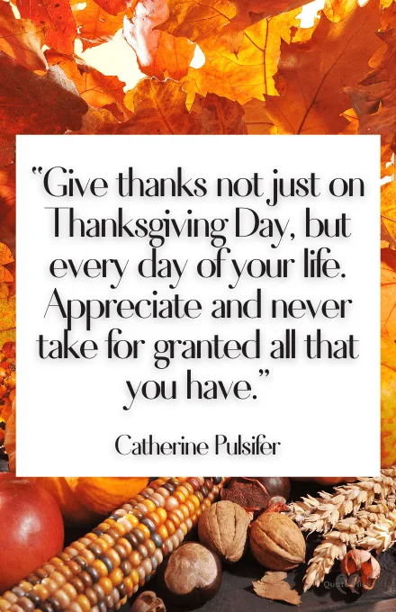 Quotes about thanksgiving