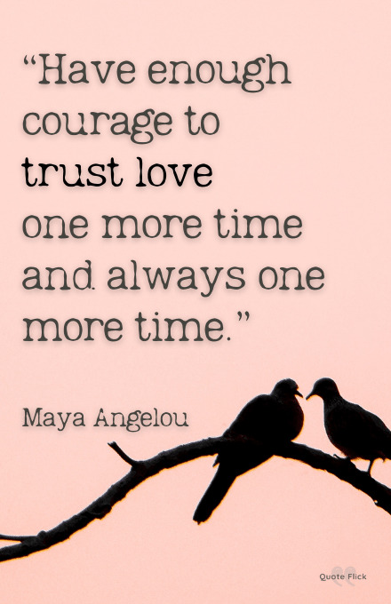 Quotes about trust and love
