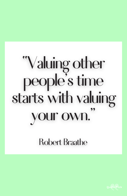 Quotes about valuing time