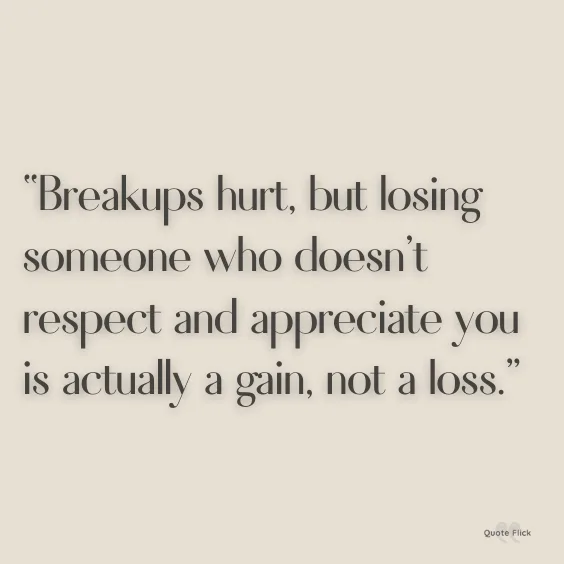 Quotes on breaking up
