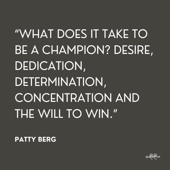 Quotes on dedication and determination