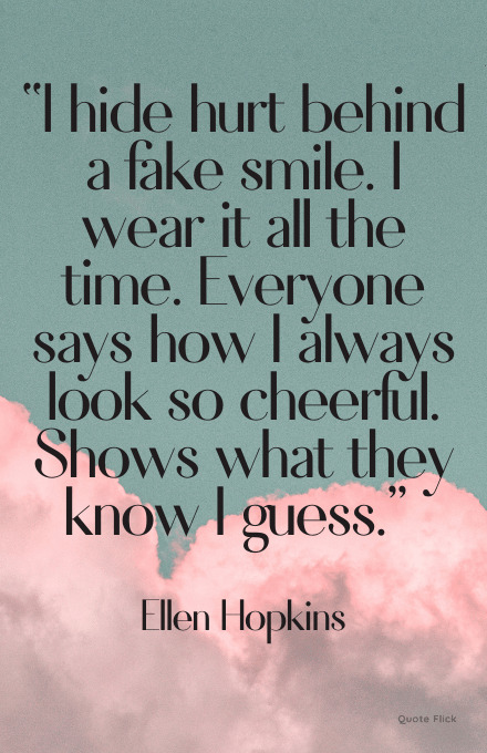 Quotes on fake smile