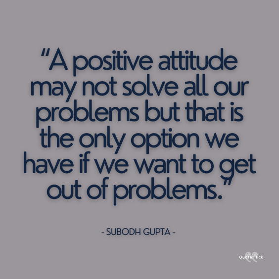 Quotes positive attitude