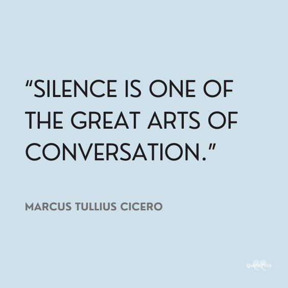 Quotes silence