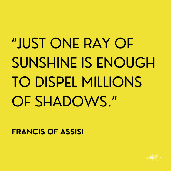 ray of sunshine quote