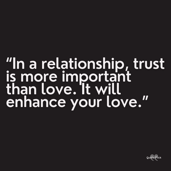 Relationships trust quotations