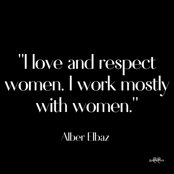 Respect women quotations