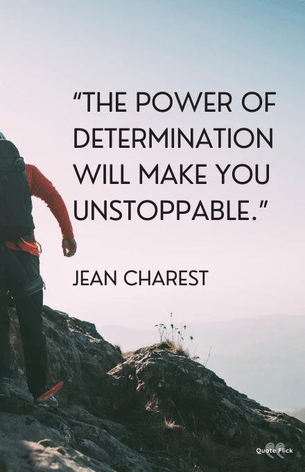 Sayings about determination