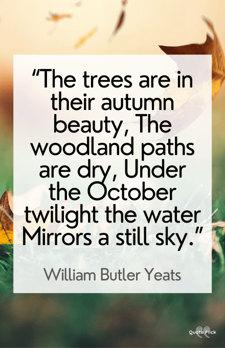 Sayings about October