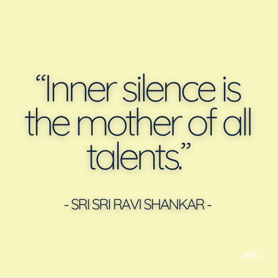 Sayings about silence