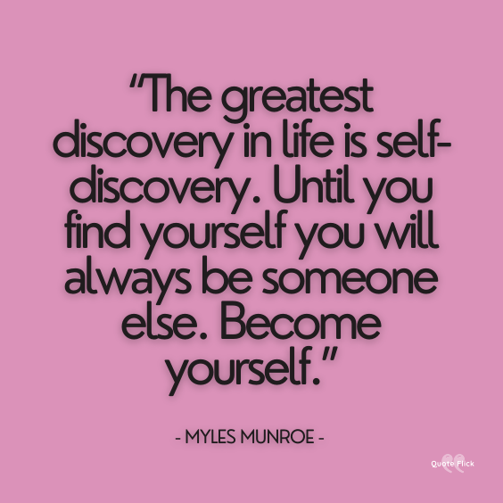 Self discovery quote