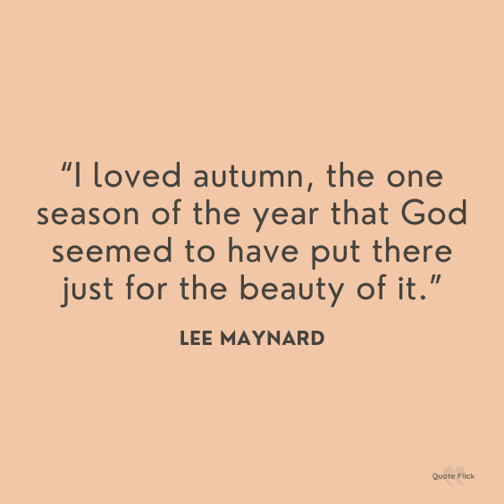 Short autumn quotes