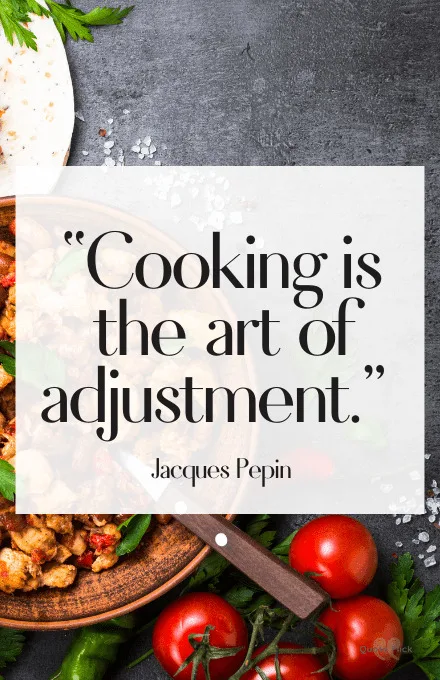 Short cooking quotes
