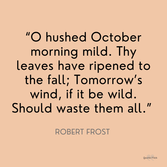Short October quotations