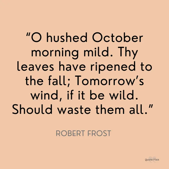 Short October quotations