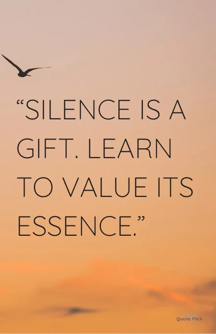 Silence quote