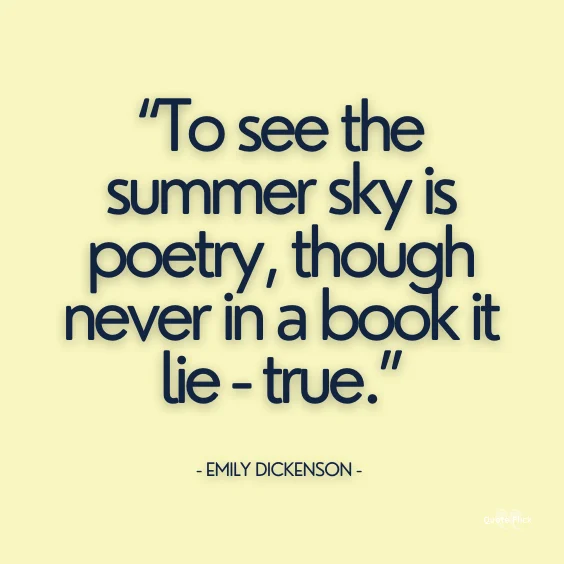 Summer weather quote