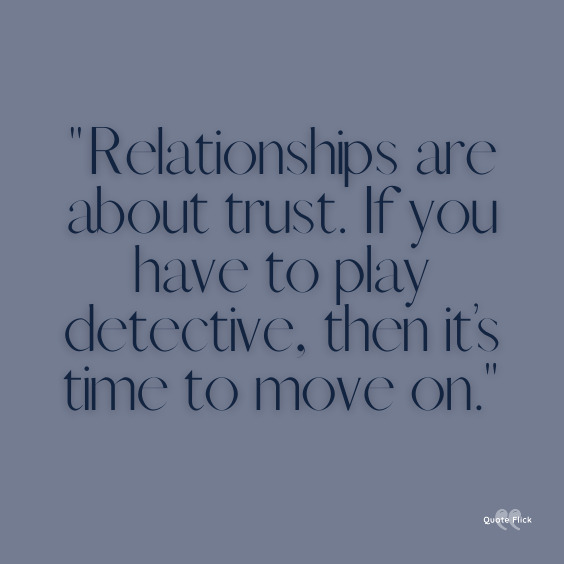 Trust and relationship sayings