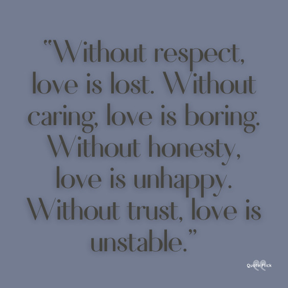 Trust in love quotes