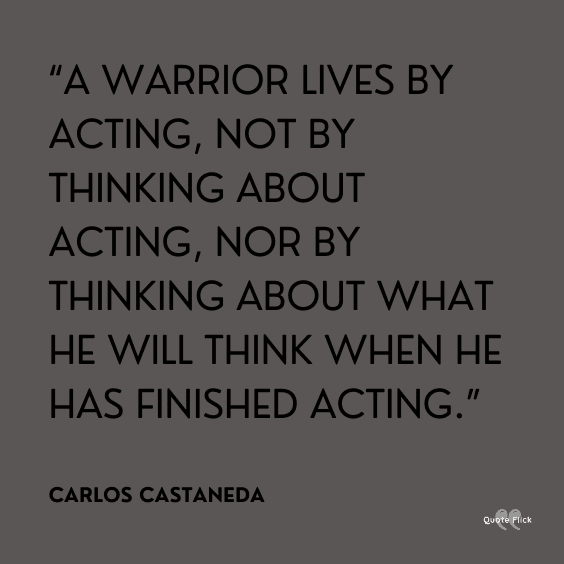 Warrior mindset quote