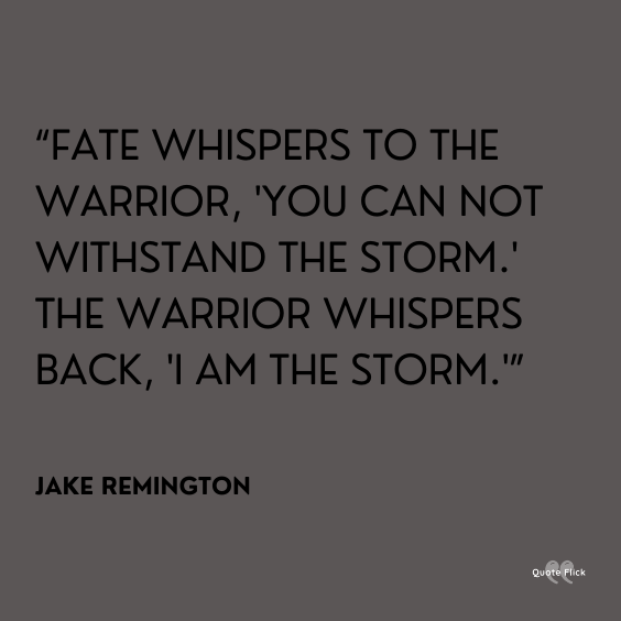 Warrior motivational quotes