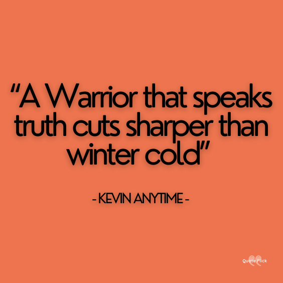 Warrior sayings