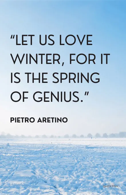 Winter time quotes