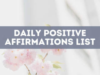 daily positive affirmations list