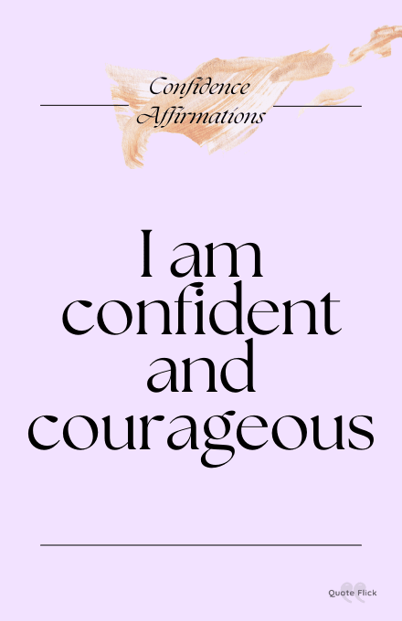affirmation about confidence