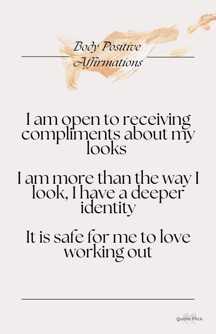 affirmations about body positive