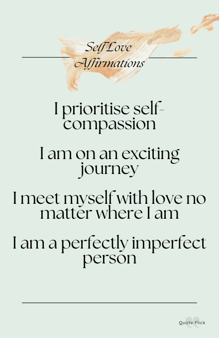affirmations about self love