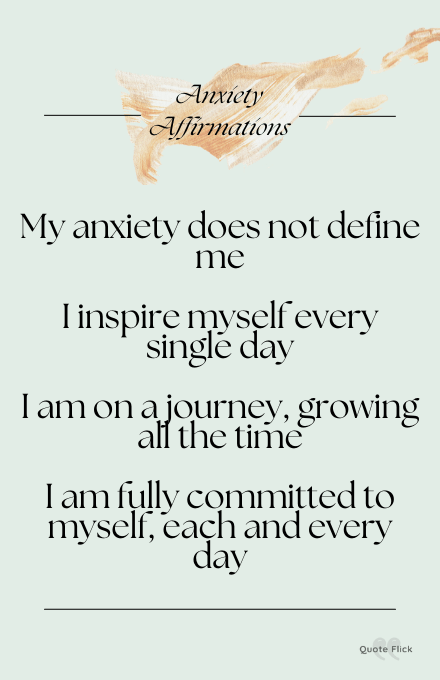 anxiety affirmations for calm
