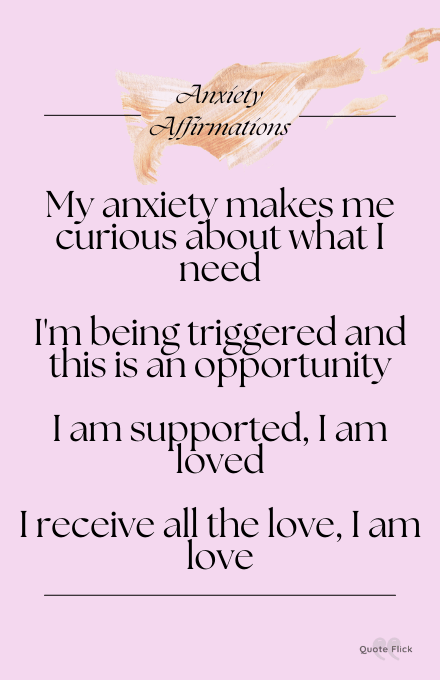 anxiety motivating affirmations