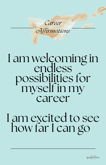 career affirmations