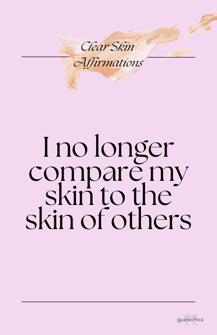 clear skin affirmation