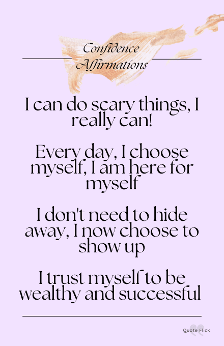 confidence affirmation collection