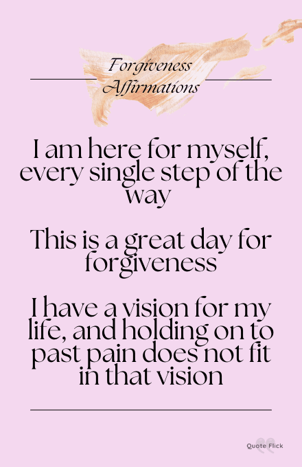 forgiveness affirmations to repeat