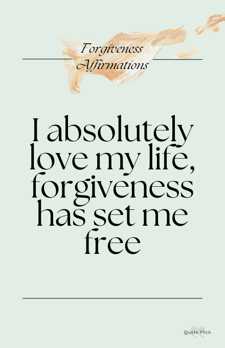 the best forgiveness affirmations