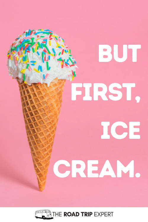 ice cream captions